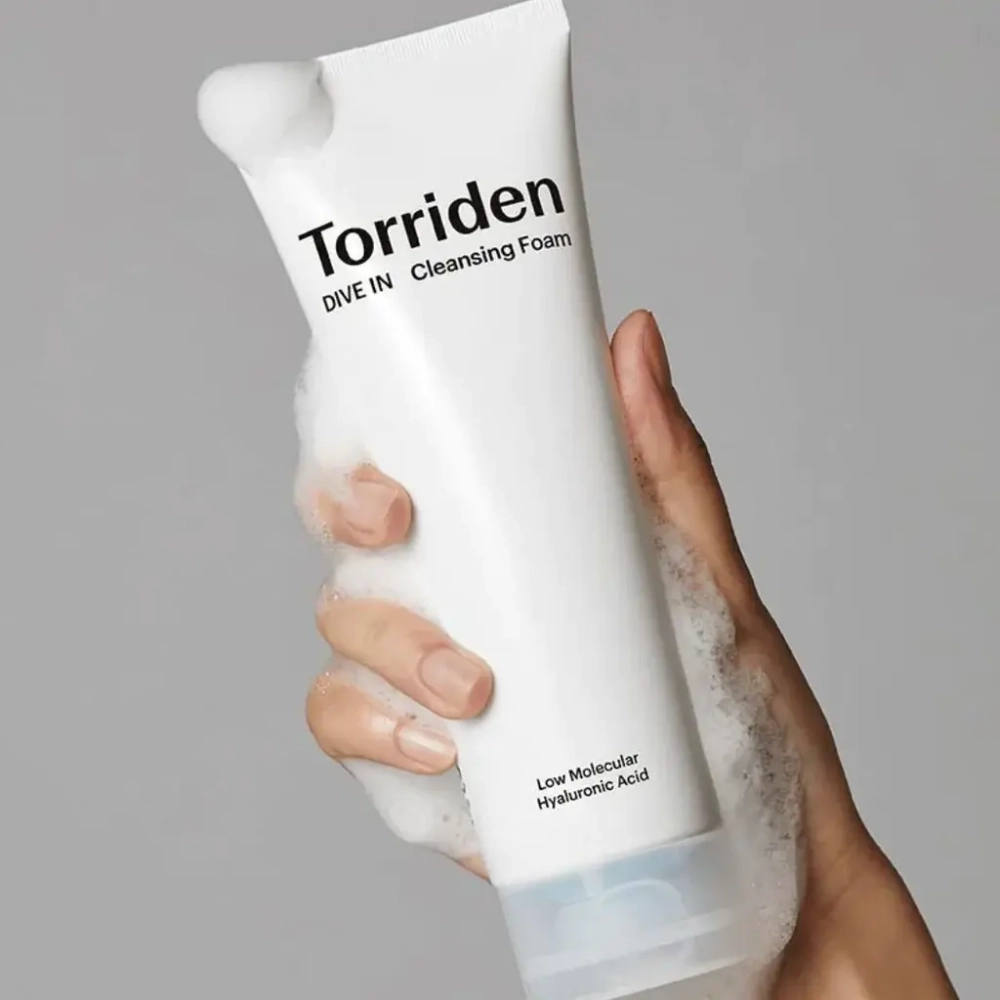 Torriden Dive-In Low Molecular Hyaluronic Acid Cleansing Foam гипоаллергенная пенка для умывания