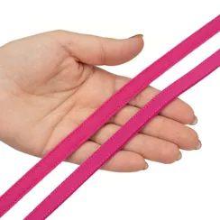 Ворсовая тесьма для корсетных пластин фуксия