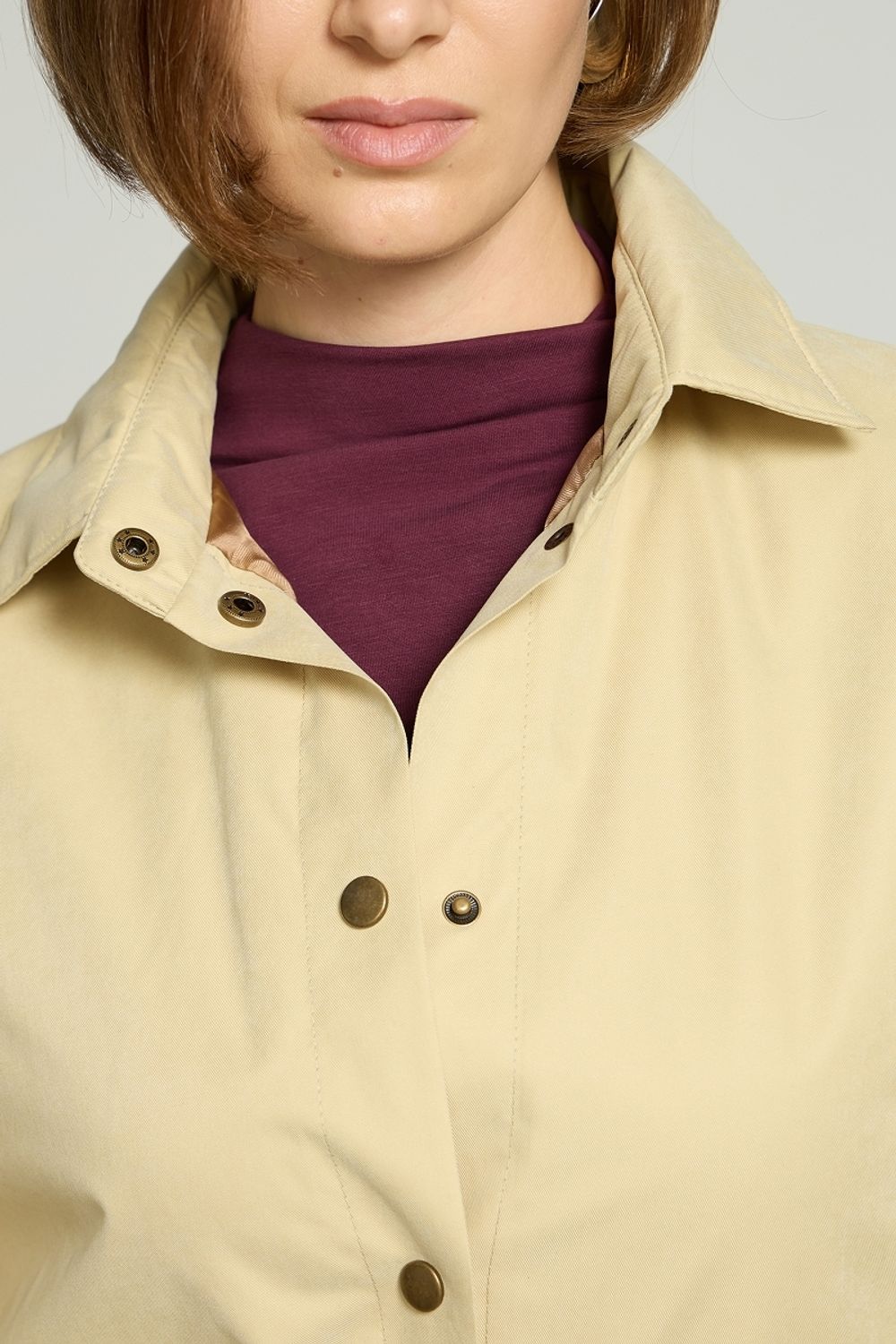 Куртка Бостон желтая утепленная