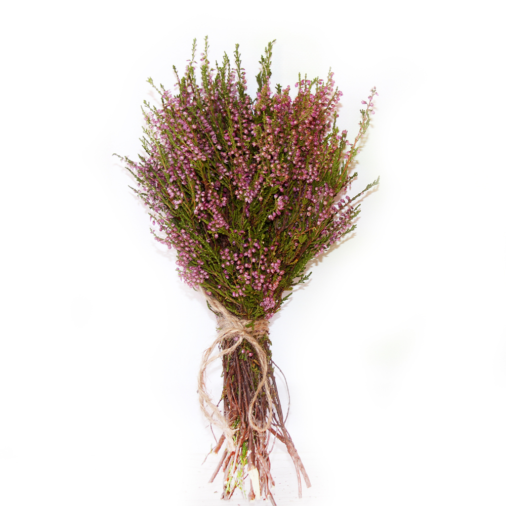 Букет сухоцветов  из Вереска натурального, 30х18 см