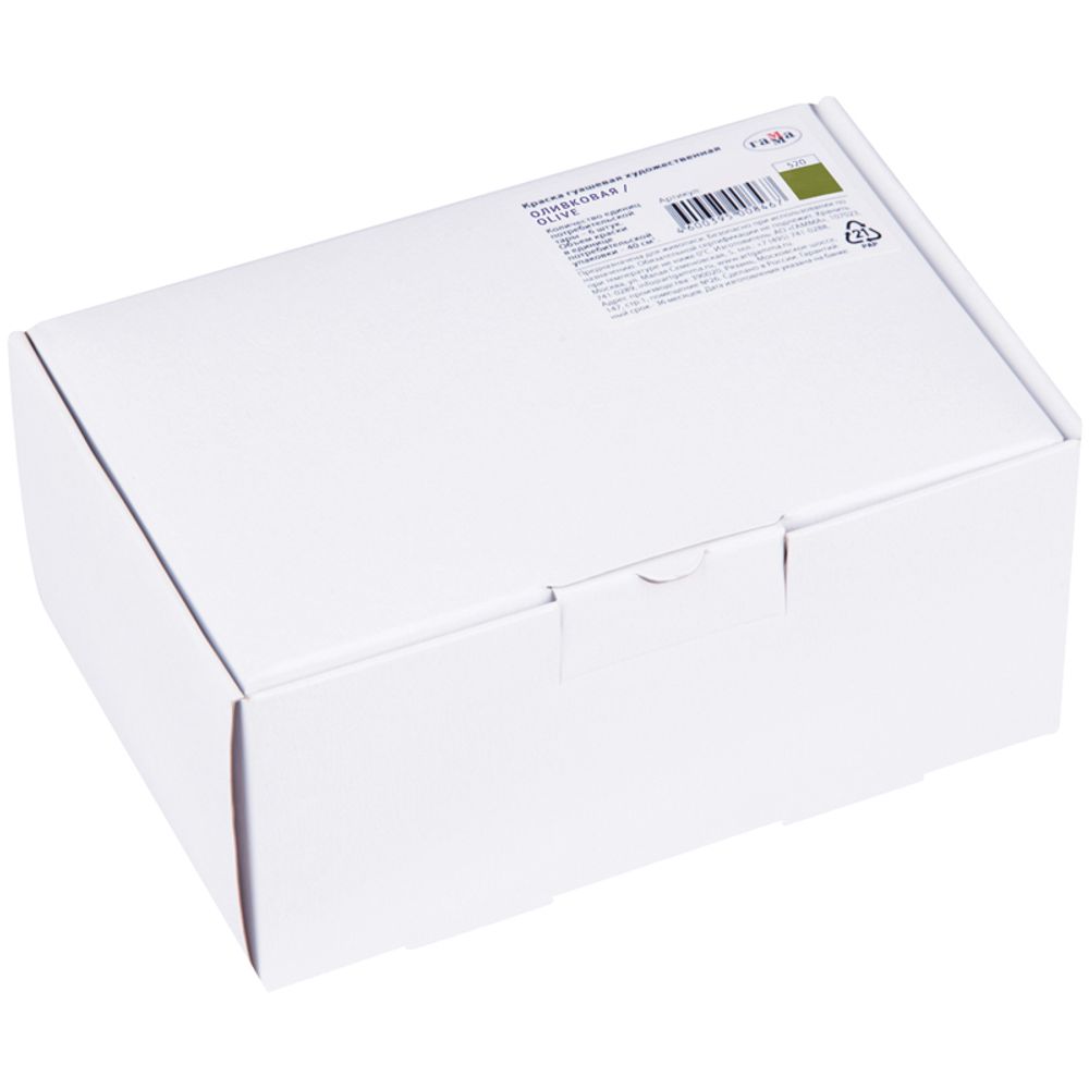 Гуашь художественная Гамма "Старый Мастер", оливковая, 40мл