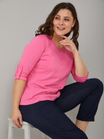 Лонгслив ЛНк-005/фуксия