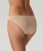 Женские трусы слипы спорт Atlantic, набор 3 шт., хлопок, бежевые, Basic 3BLP-580