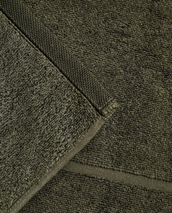 ZARA HOME ХЛОПКОВЫЙ НЕСКОЛЬЗЯЩИЙ КОВРИК ДЛЯ ВАННОЙ, ХАКИ