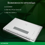 Ноутбук Digma Pro Breve Silver (DN15R7-ADXW01)