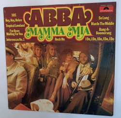 Винтажная виниловая пластинка LP ABBA Mamma Mia (Germany 1975)