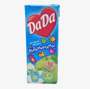 СОК DA DA ЗЕЛЕНОЕ ЯБЛОКО 0.2Л