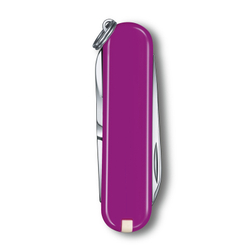 Нож-брелок Victorinox Classic SD Colors, 58 мм, 7 функций, "Tasty Grape"