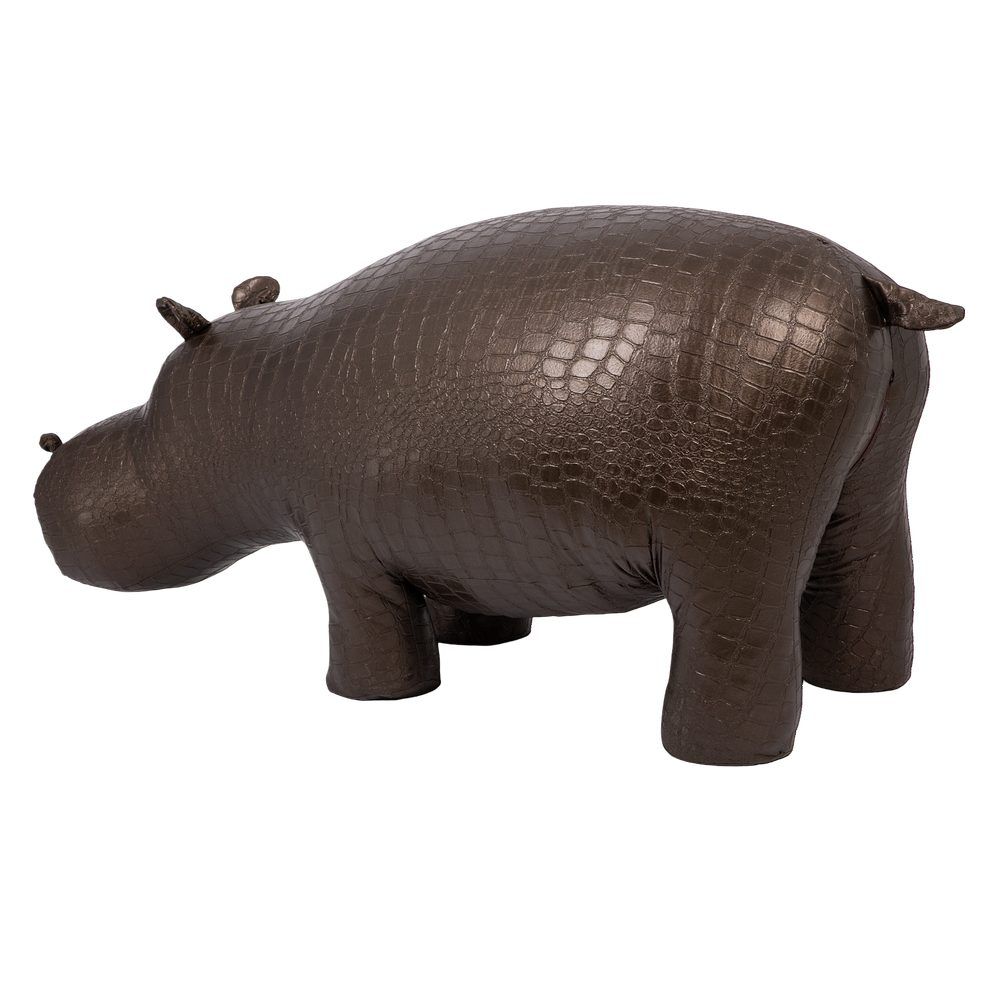 Банкетка Пуф Бегемот Коричневый средний