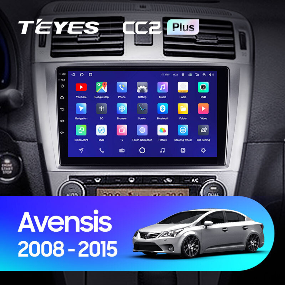 Teyes CC2 Plus 9" для Toyota Avensis 2008-2015