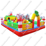 Надувной батут "Забавные ягнята", 10*6*4 м