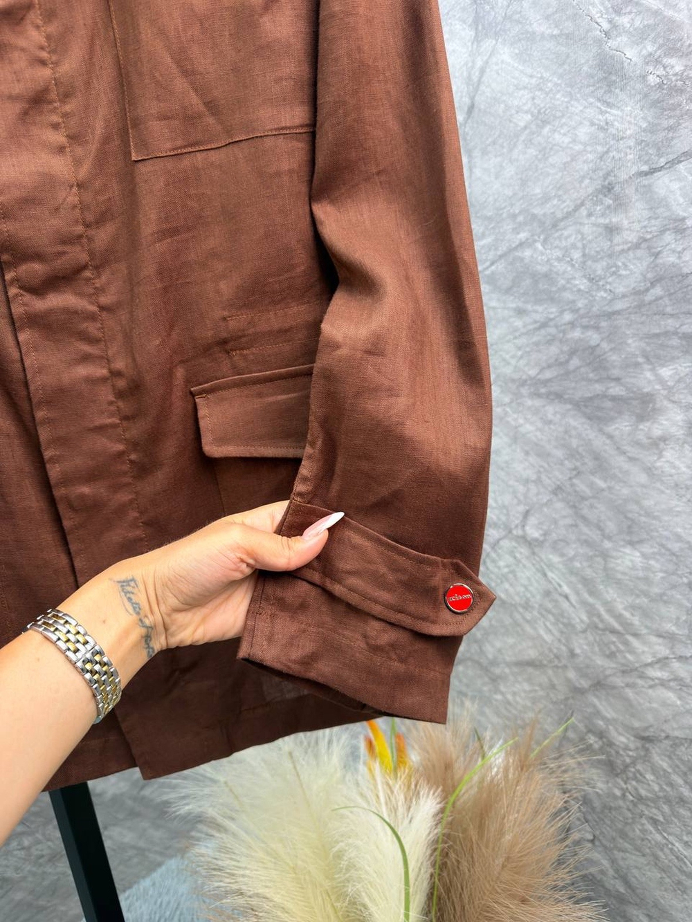 Льняная ветровка Kiton