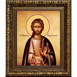 Евдоким Каппадокиянин праведный. Икона на холсте.