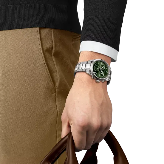 Tissot T150.417.11.091.00 мужские часы PR100 на руке