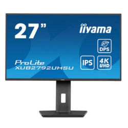 Монитор LCD IIYAMA 27" XUB2792UHSU-B6 (IPS 3840x2160 60hz 4ms 1300:1 350cd 178/178 DVI HDMI DisplayPort USB-C HAS Pivot)