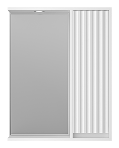 Зеркальный шкаф Brevita Balaton 65 правый (белый)