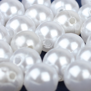 Бусы пластиковые -8мм-25г-Colibry