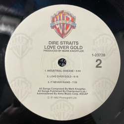 Винтажная виниловая пластинка LP Dire Straits Love Over Gold (США 1982)