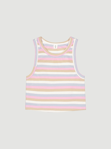 Майка-топ Mjölk Полоска розовая