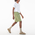 Шорты Fear of God Essentials x Union LA FW21 Vintage Short Green Logo, FOG-FW21-087