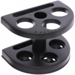 Расчески в наборе 3шт и зеркало в коробке «Beauty Home», цвет черный, 23,5*11*8см