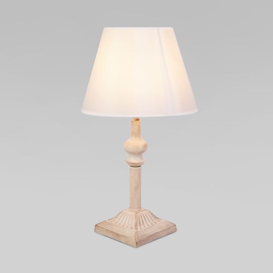 01061/1 / настольный светильник / белый с золотом