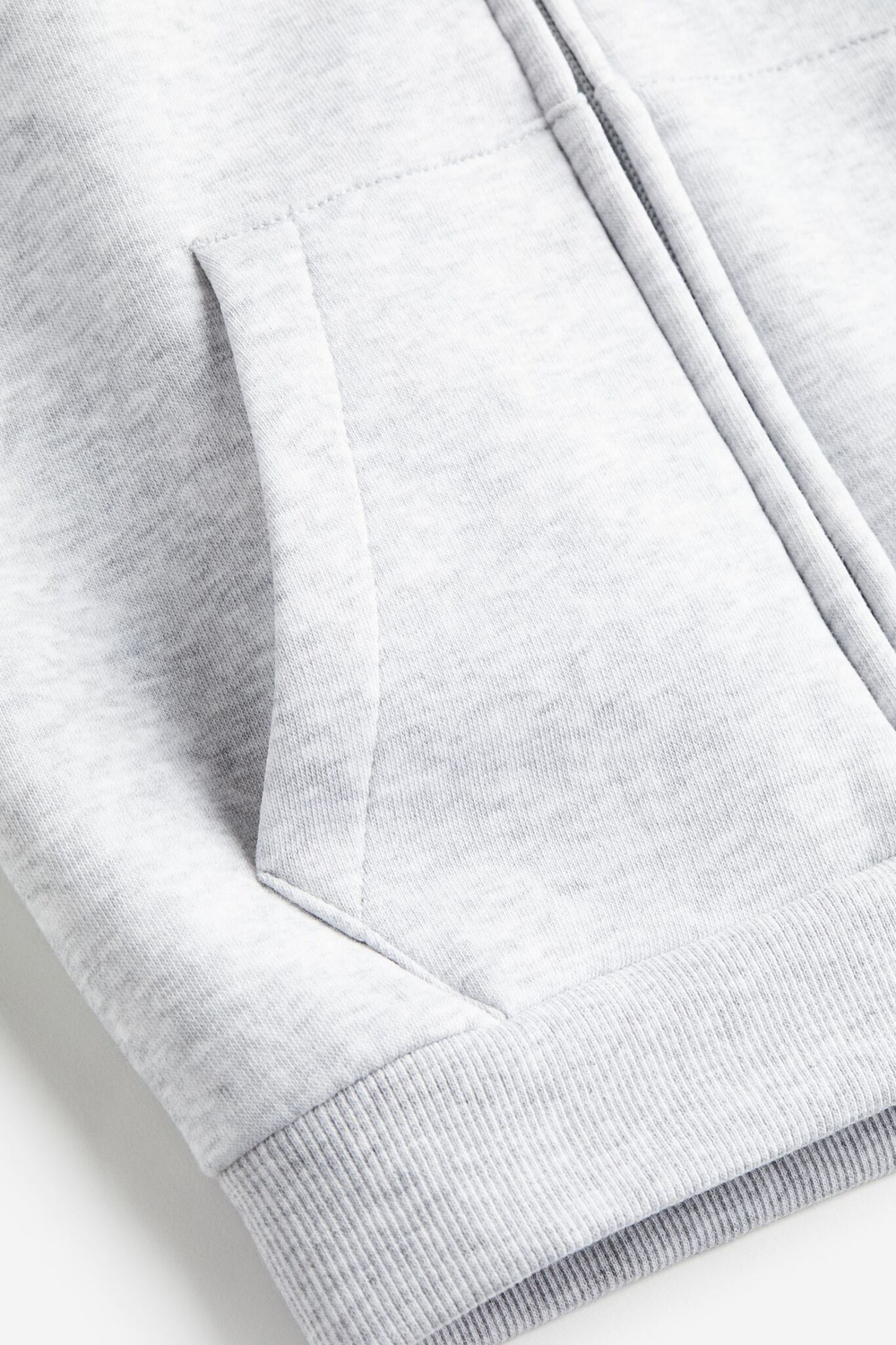 H&M Толстовка на молнии, светло-серый