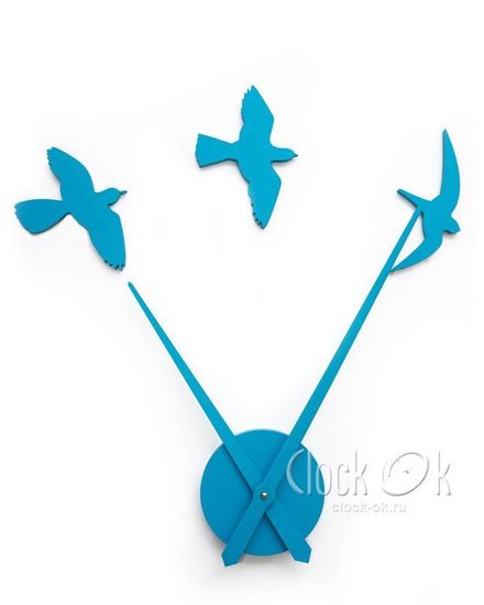 Настенные 3D часы "Птицы"