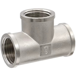 Тройник VIEIR ВВВ 3/4"х1/2"х3/4" никел. TFN434