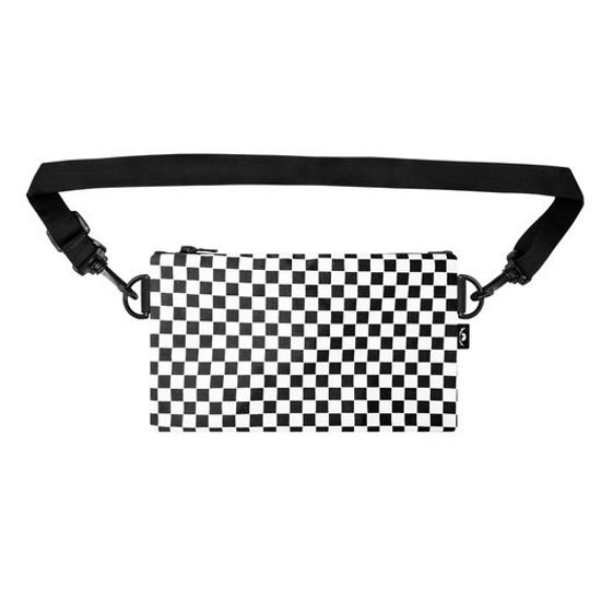 Сумка ТАЙНА пенал Черный/шашка бел.