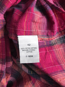 Блузка Blancheporte в клетку, маркировка 42, визуально на 48 размер