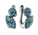 Серьги с Сапфирами и Цаворитами, E0259-4/20
