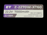 Аккумулятор Z-2270W-XT60 V2
