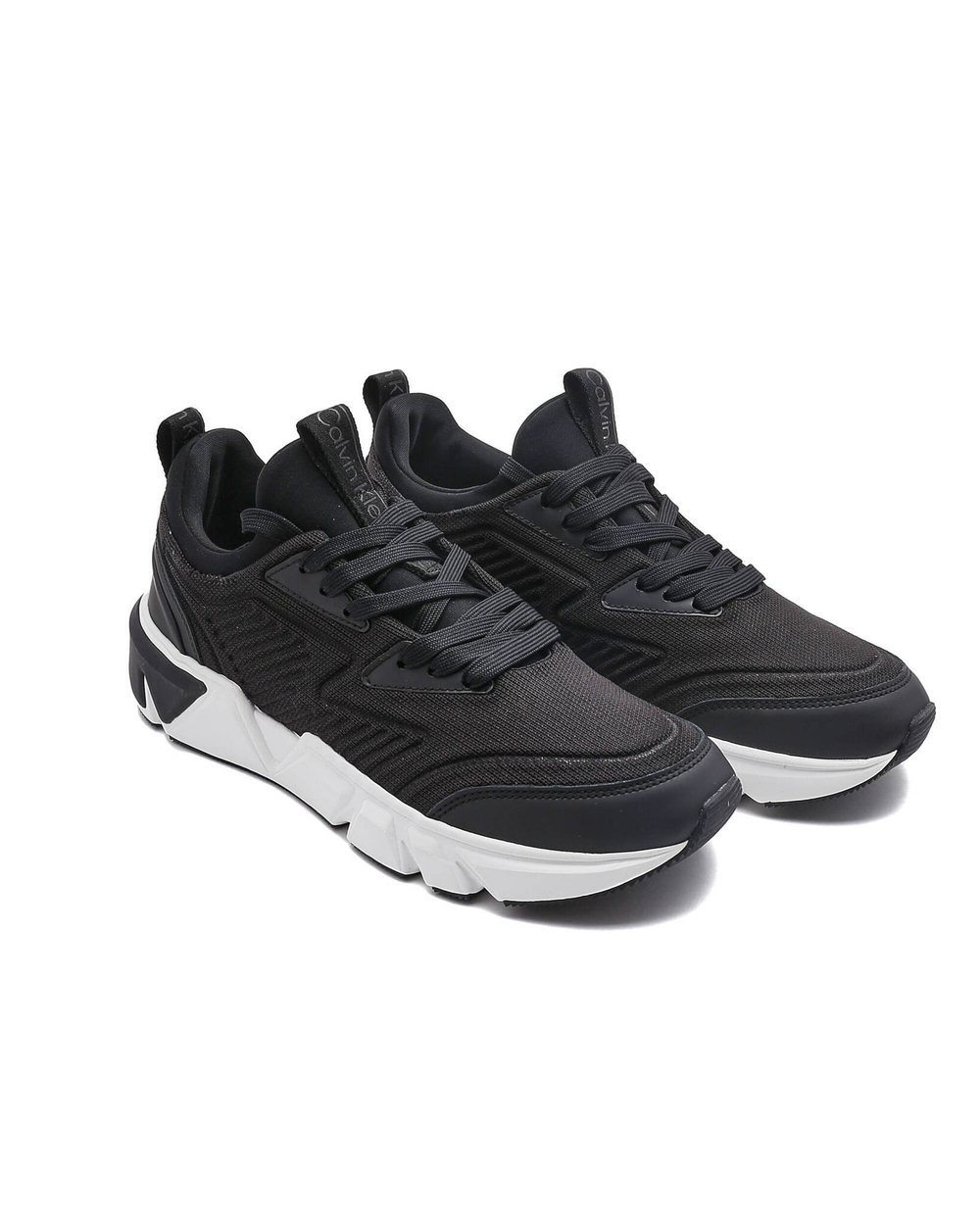 кроссовки low top lace up Calvin Klein - черный(HM0HM00647)