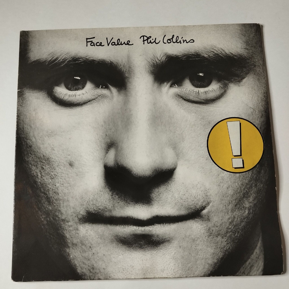Винтажная виниловая пластинка LP Phil Collins Face Value (Germany 1981) You Know What I Mean