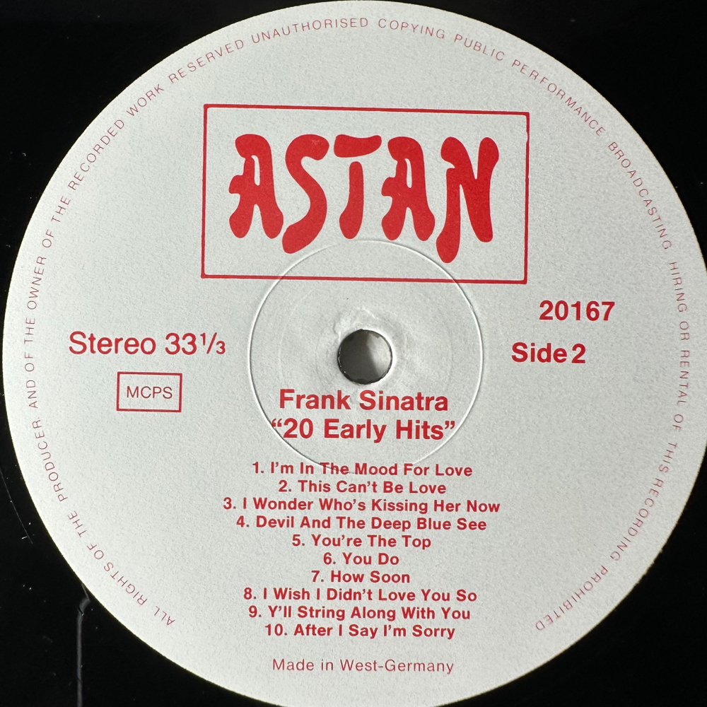 Frank Sinatra ‎– Frank Sinatra 2LP