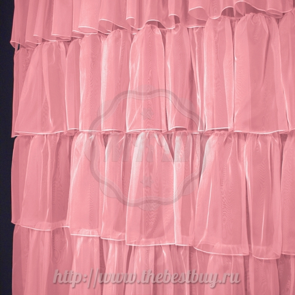 Французкая штора:  (арт. А30-m215-9)  -   200х290 см. - розовый