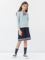 Джемпер голубой для девочки арт. AT824-1