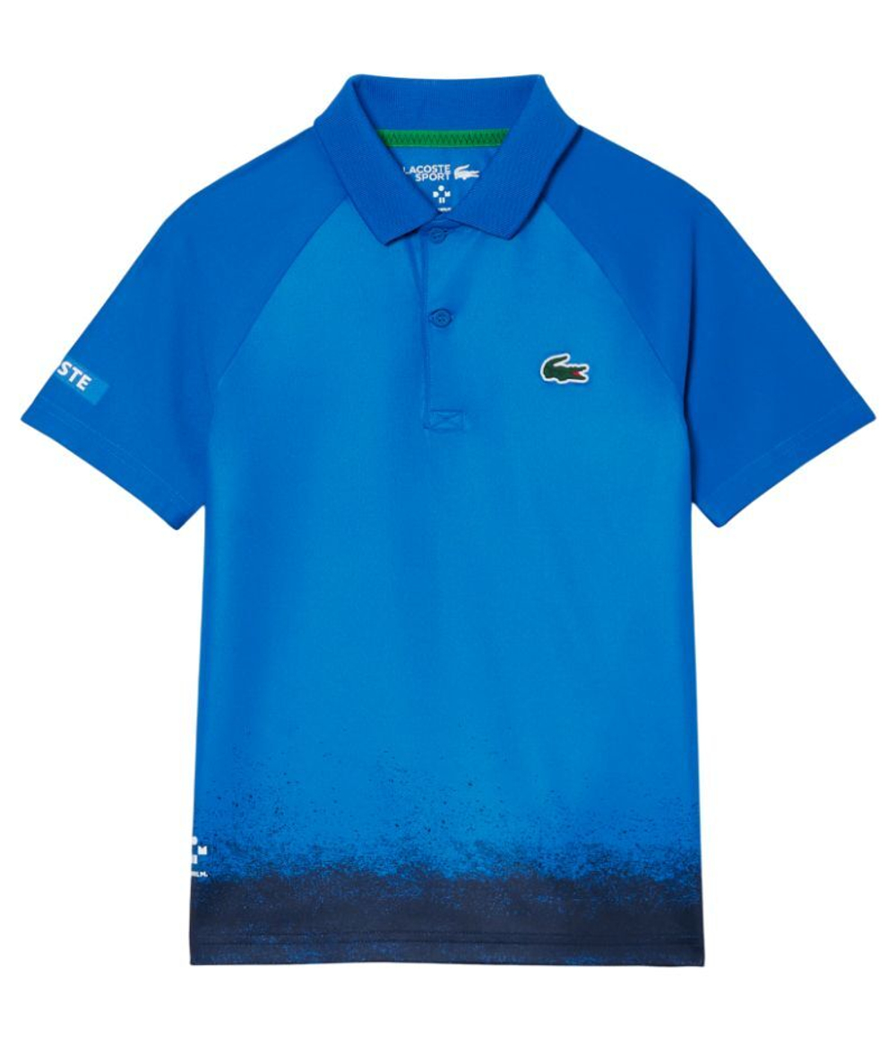 Детская теннисная футболка Lacoste Kid's Lacoste x Daniil Medvedev Stretch Jersey