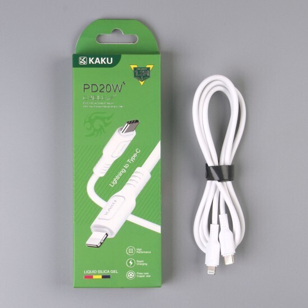 Lightning-Type C дата кабель KAKU KSC-536, 20W, 012506 Черный