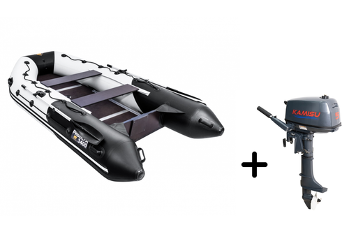 Ривьера 3400 СК МАКСИМА + KAMISU T 5 BMS (комплект лодка + мотор)