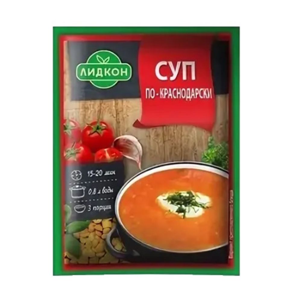 Суп &quot;По-краснодарски&quot; 70г. Лидкон - купить не дорого в Москве