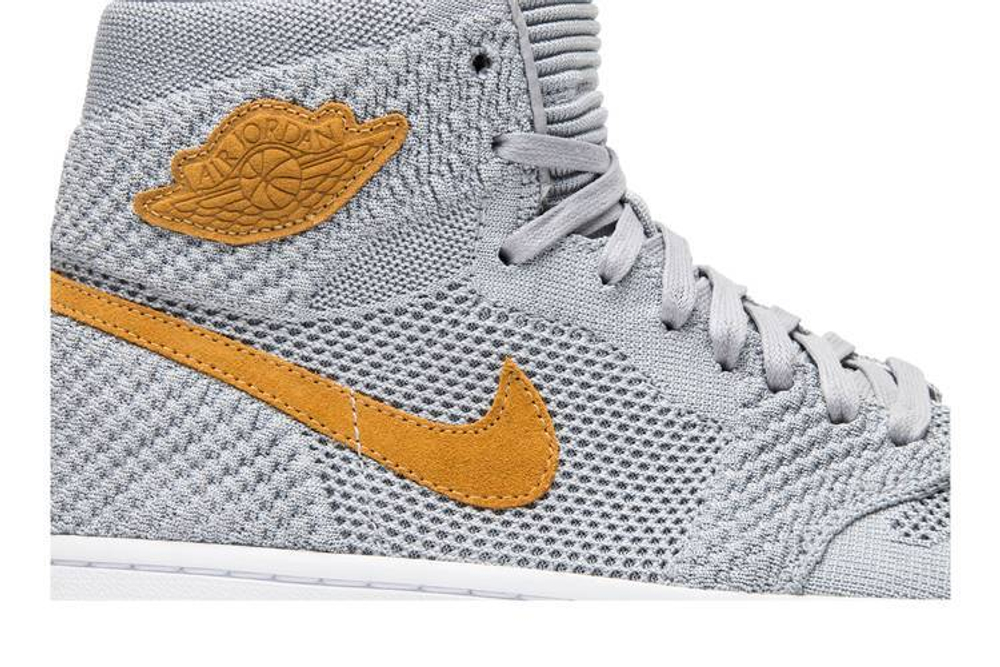 Кроссовки Jordan Air Jordan 1 Retro High Flyknit Wolf Grey