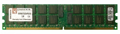 Оперативная память Kingston DDR-II 2GB (PC2-5300) 667MHz ECC Reg KVR667D2D4P5/2G