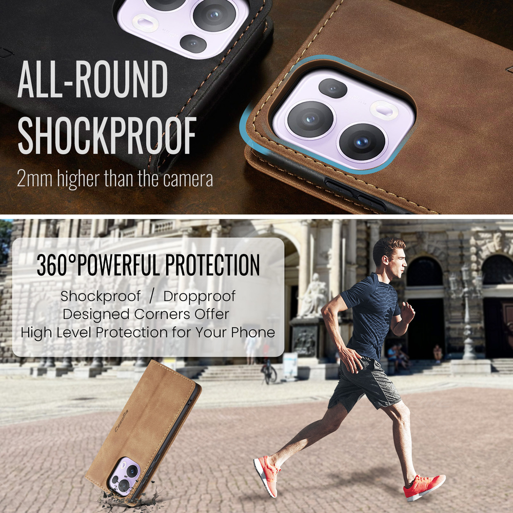 Чехол-книжка CaseMe Matte OPPO Reno 13 Pro global