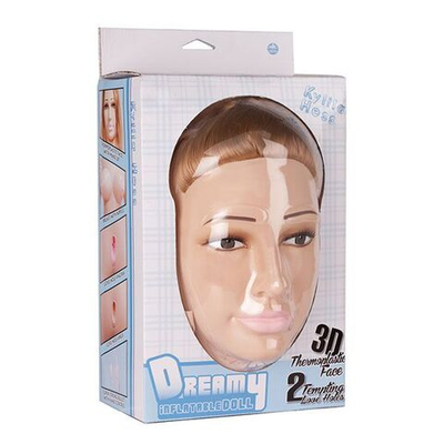 Надувная секс-кукла с 3D-личиком KYLILA HESS (Цвет: телесный)