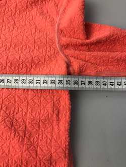 Кофта с воротом оранжевая на 9-10 лет