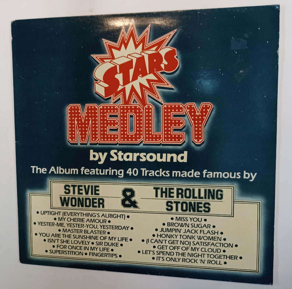 Винтажная виниловая пластинка Starsound Stars Medley: The Album (UK 1982)