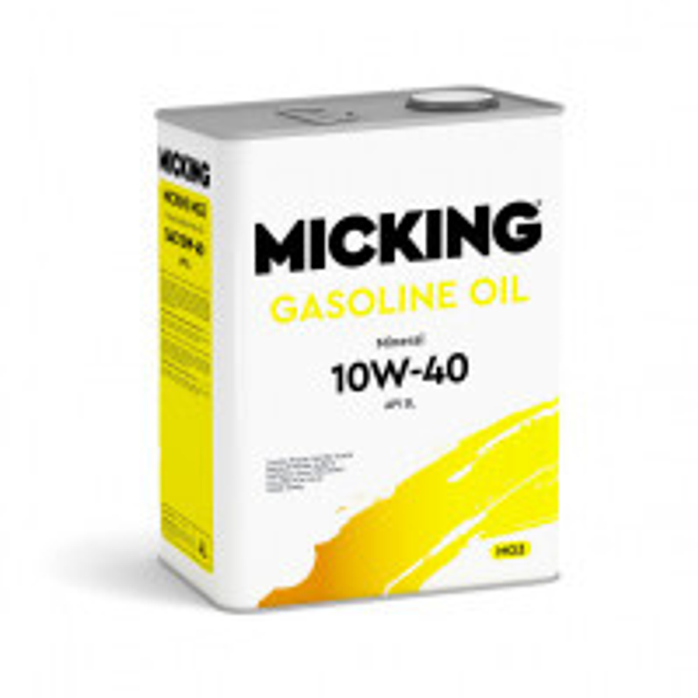 Моторное масло MICKING Gasoline Oil MG3 10W-40 SL mineral    4л