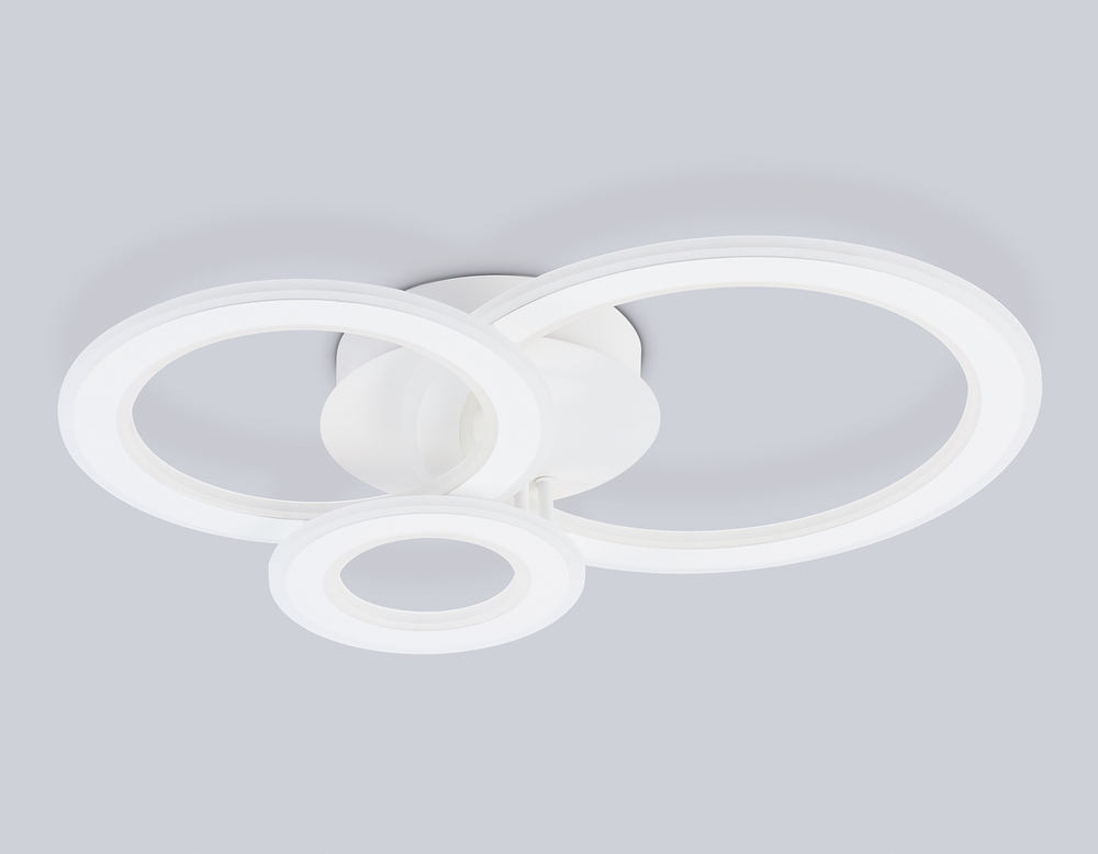 Потолочный светодиодный светильник с пультом FA861 WH белый 71W 580*430*120 (ПДУ РАДИО 2.4)